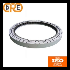 Single row cross roller slewing bearing internal gear